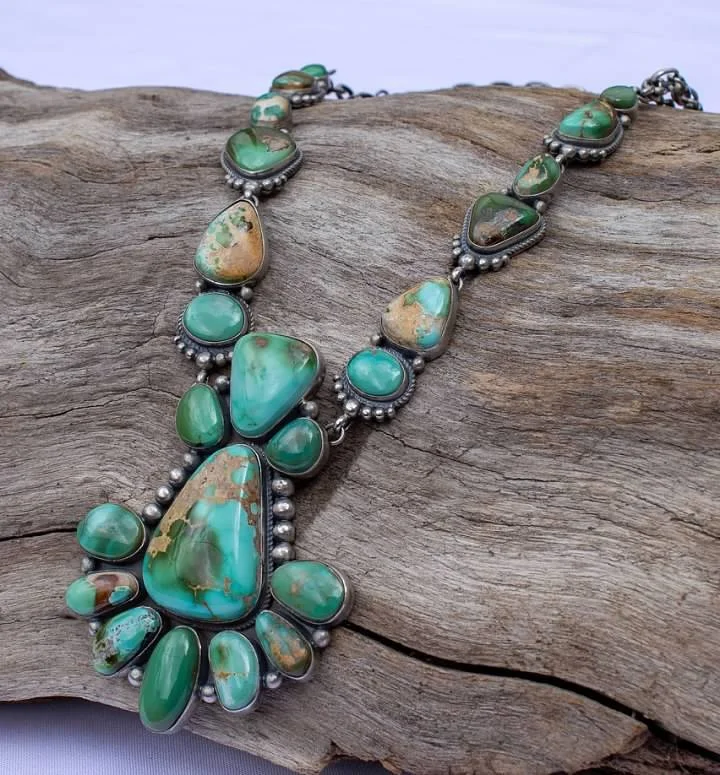 Kingman turquoise earrings — studs and dangles in sterling silver